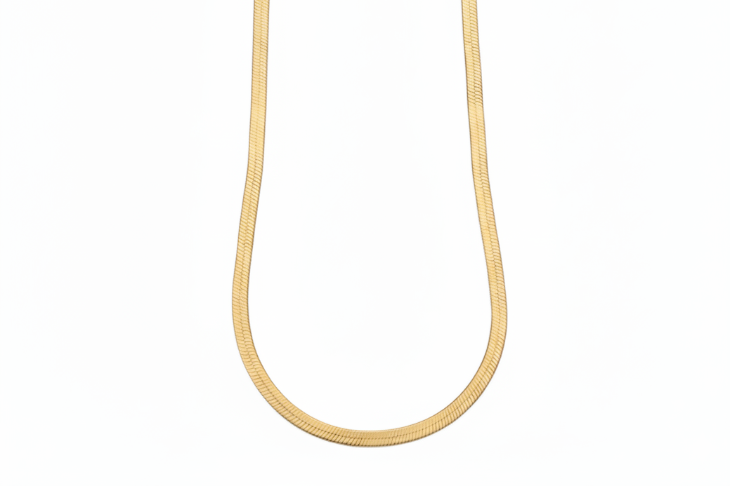 Gold Snake Chain Necklace