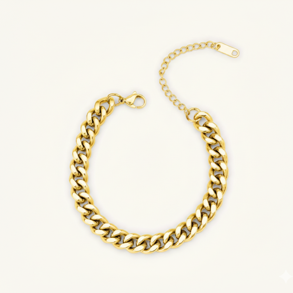 Chunky Rings Chain Bracelet