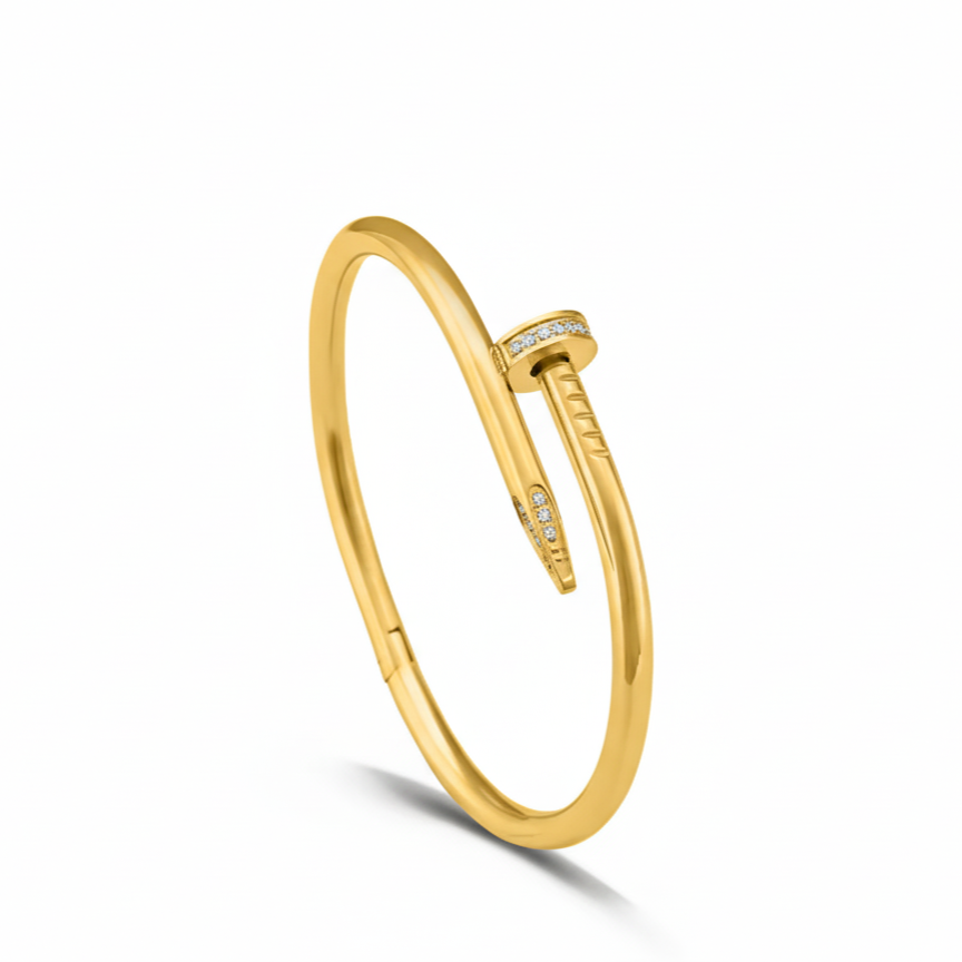 Nail Bangle Bracelet