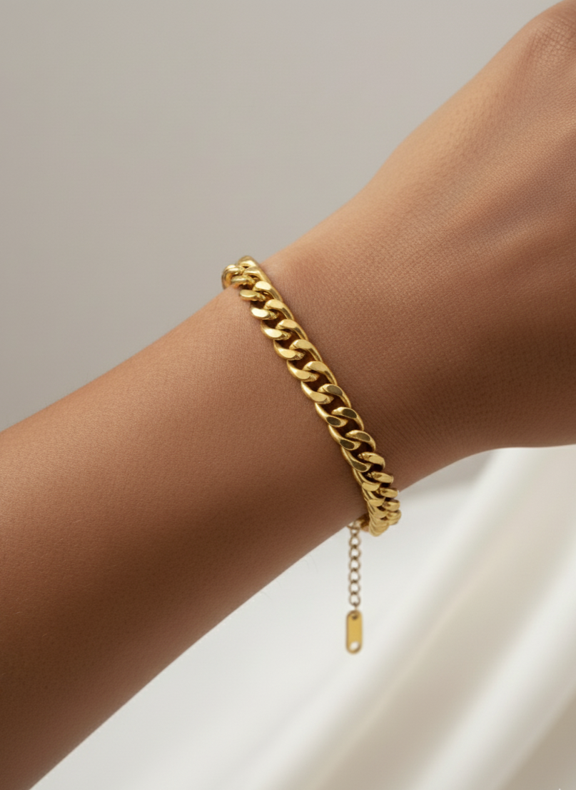 Chunky Rings Chain Bracelet
