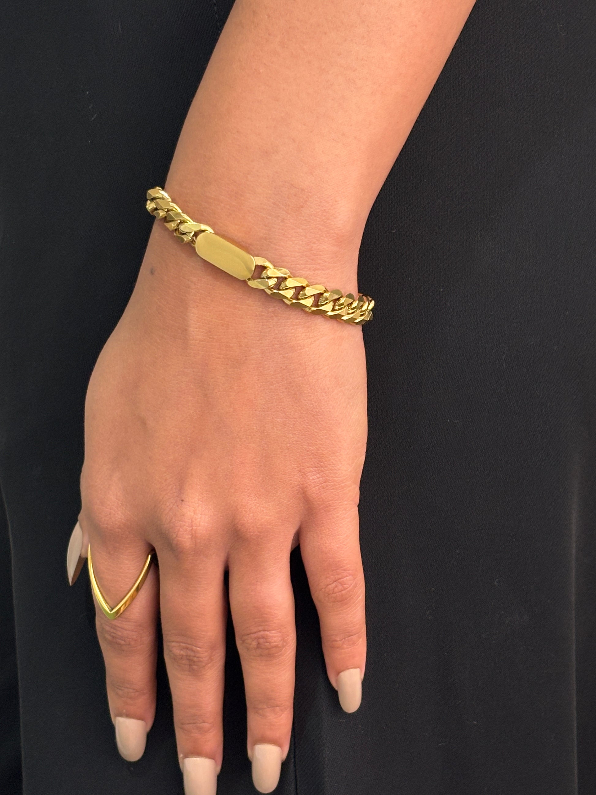 Chunky Bar Chain Bracelet